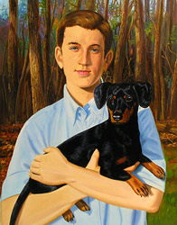 Portrait oil painting by Artist Randy McGovern